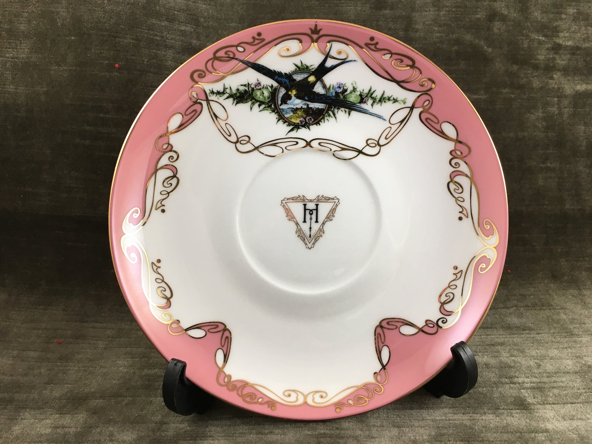 Pink Havisham Kindly Fuck Off Insult Teacup and Saucer