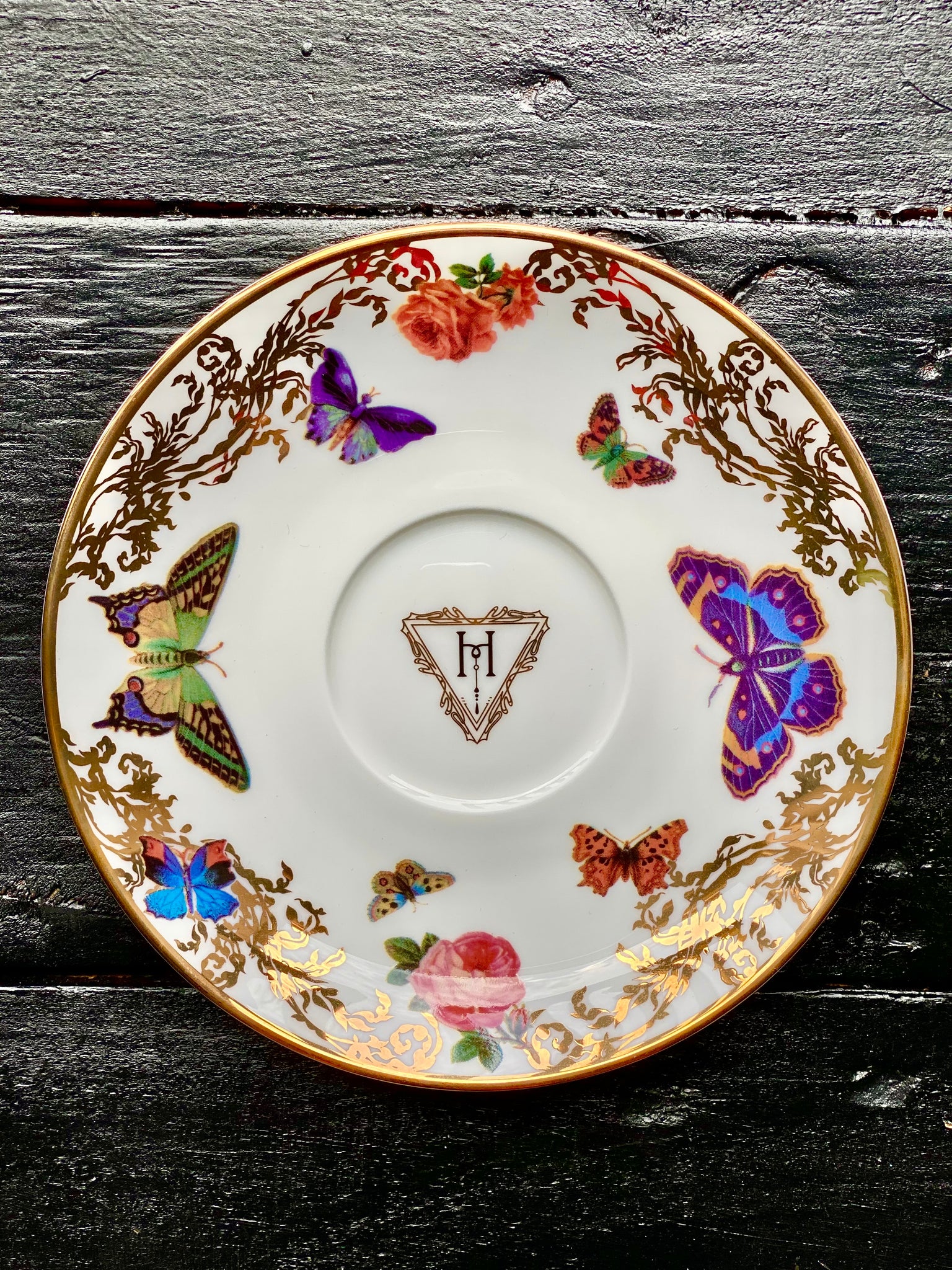 Flight of the Butterflies: Mommy Dearest cup and saucer