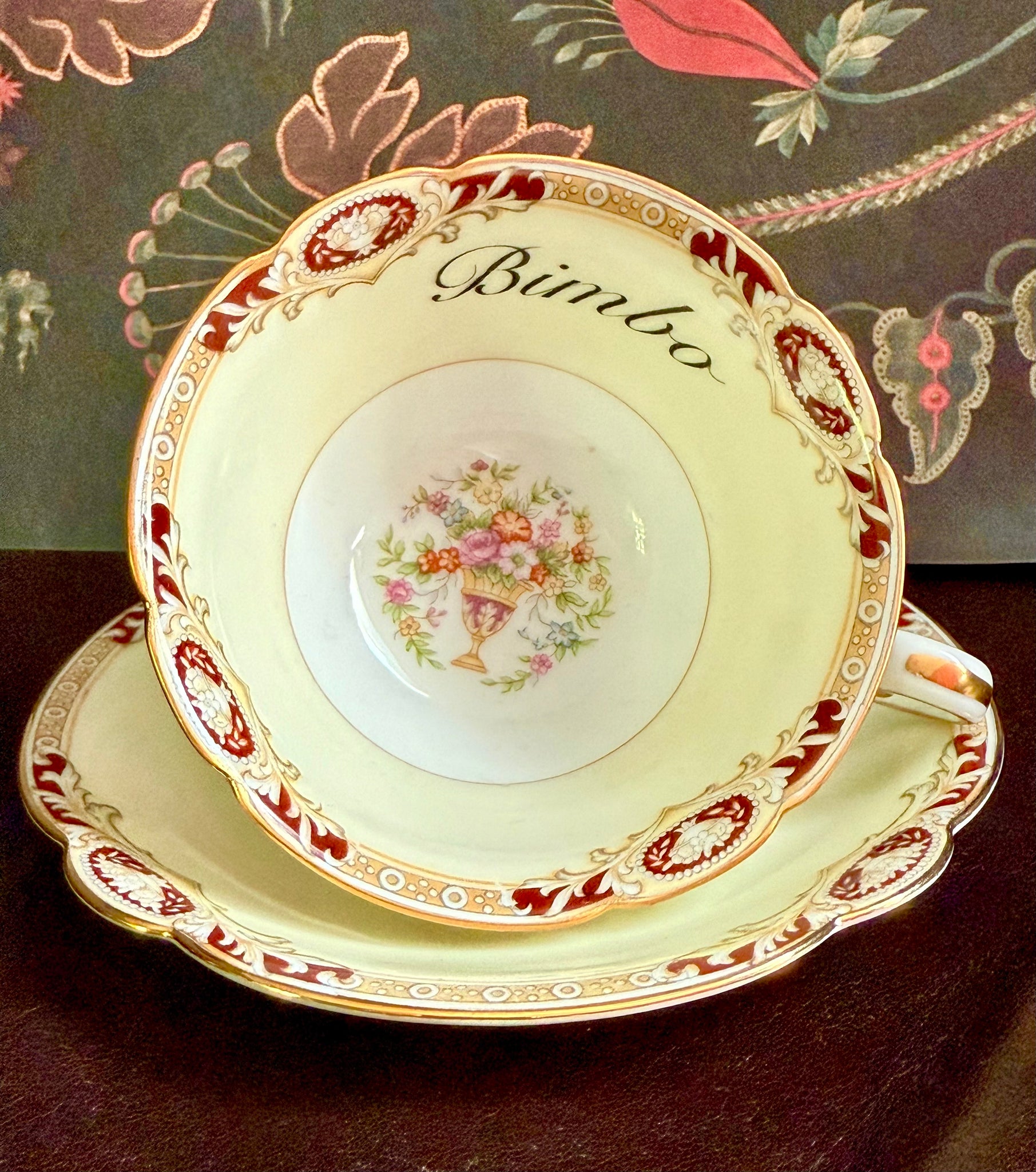 Vintage Bimbo cup and saucer