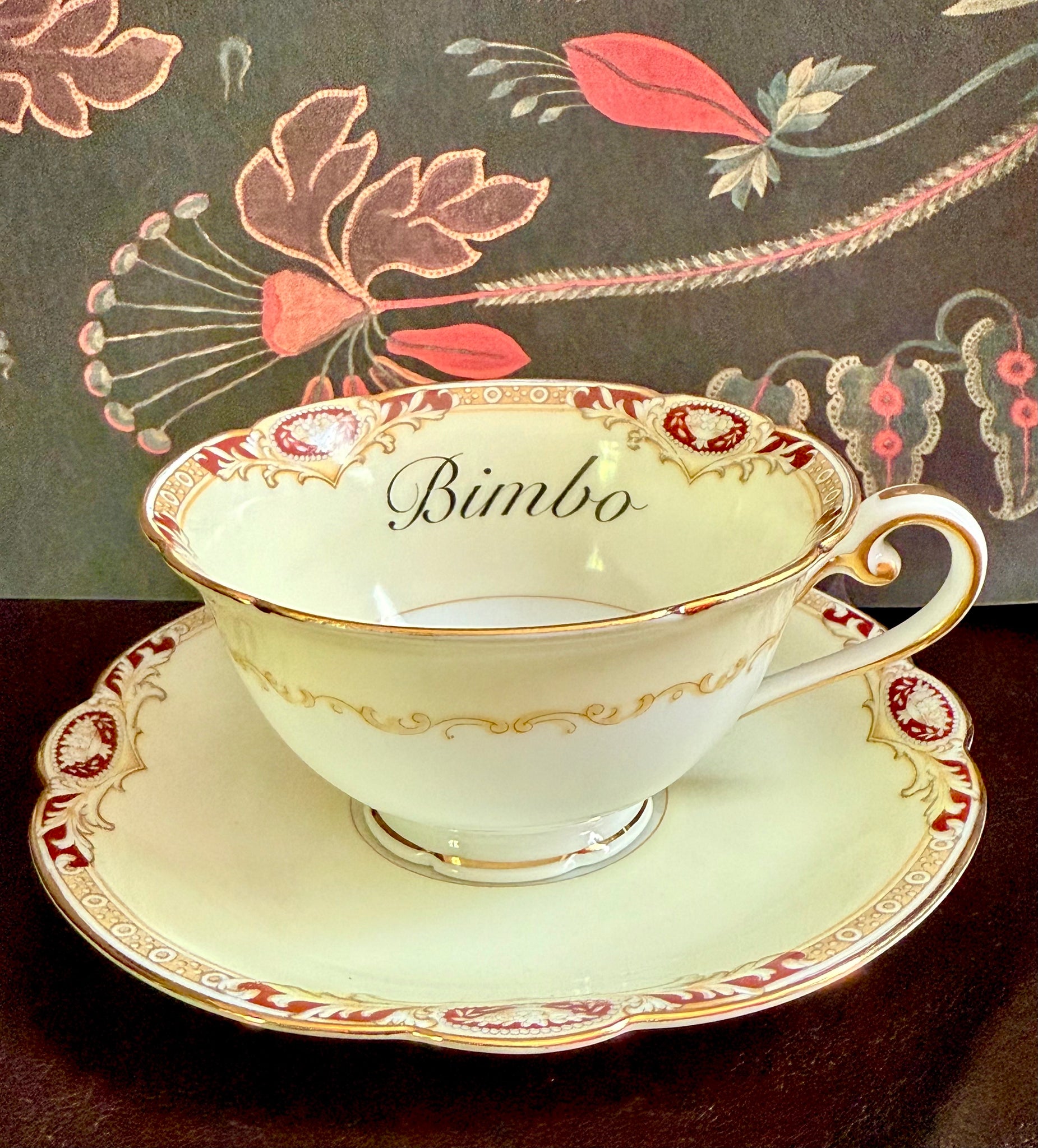 Vintage Bimbo cup and saucer