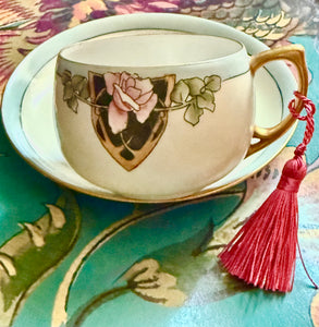 Taza de té y platillo Exit vintage