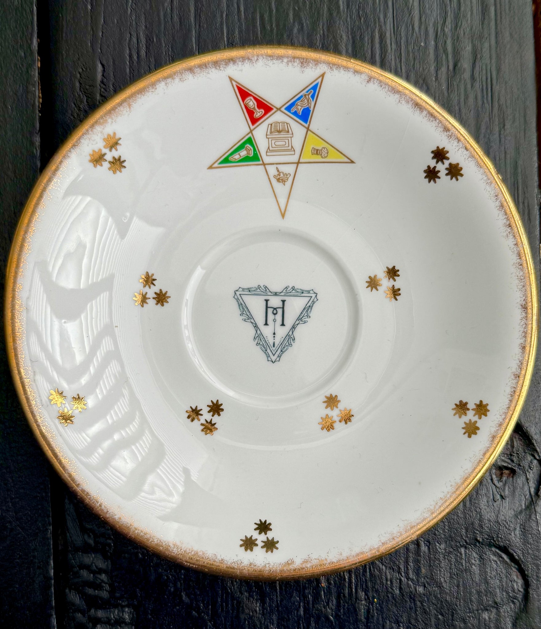 Vintage Fuckwit teacup and saucer