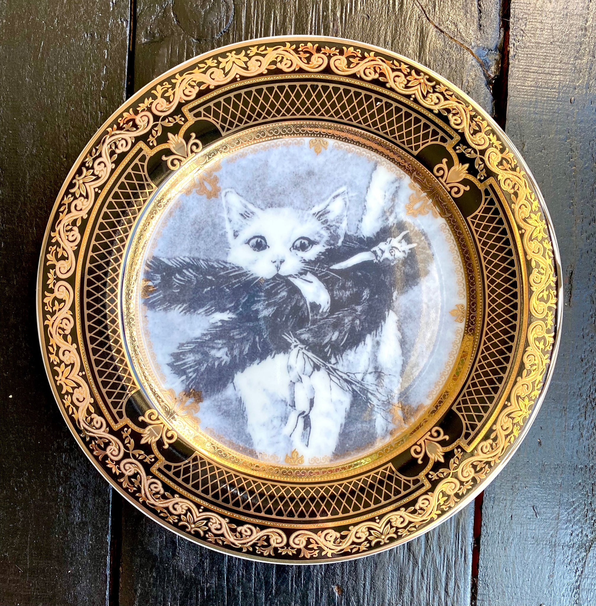 Pre-order: Krampus Cat Dinner Plate