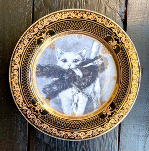 Pre-order: Krampus Cat Dinner Plate