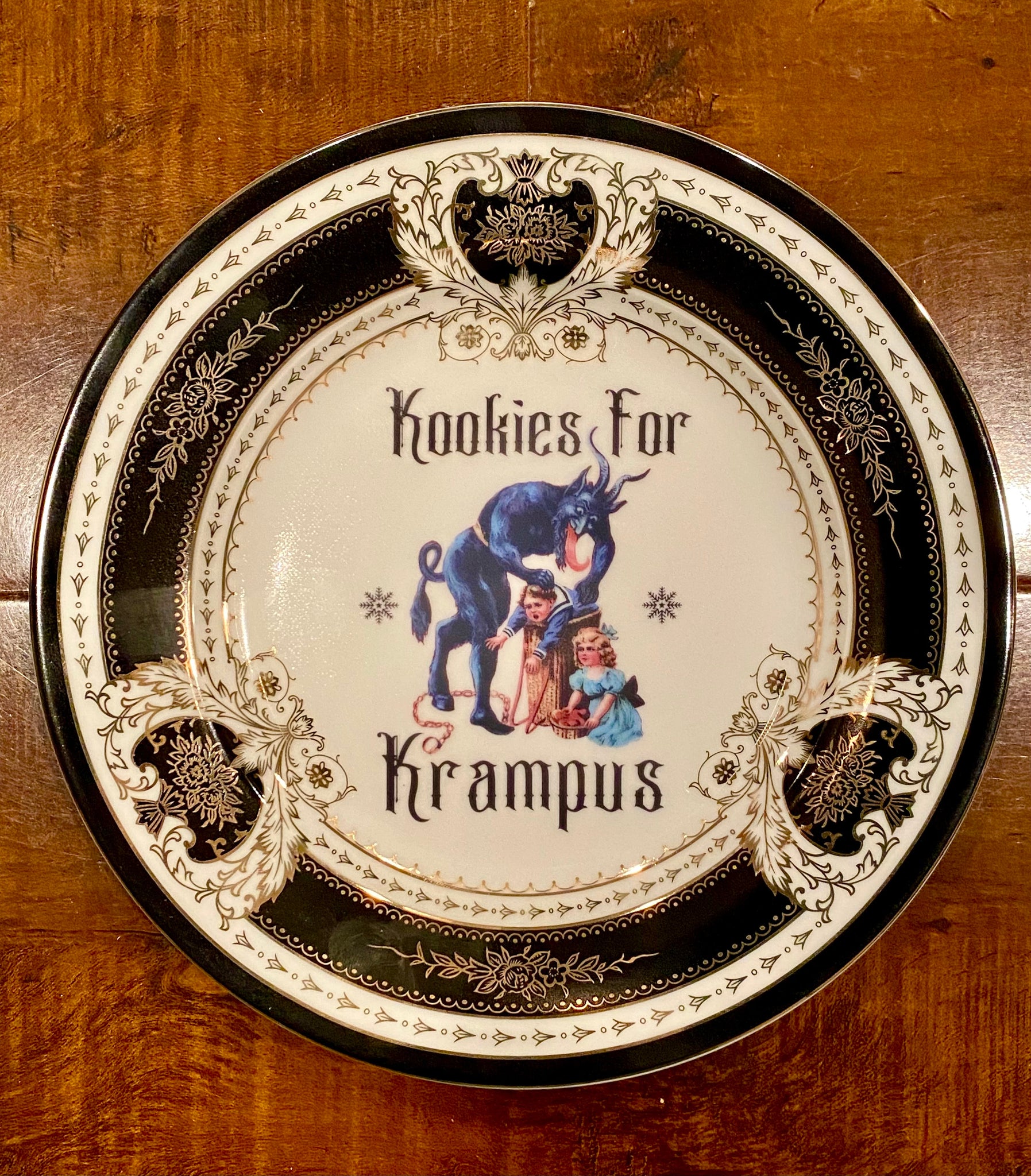 Cream Kookies for Krampus salad plate