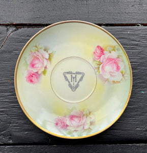 Vintage Floral Dead Inside cup and saucer