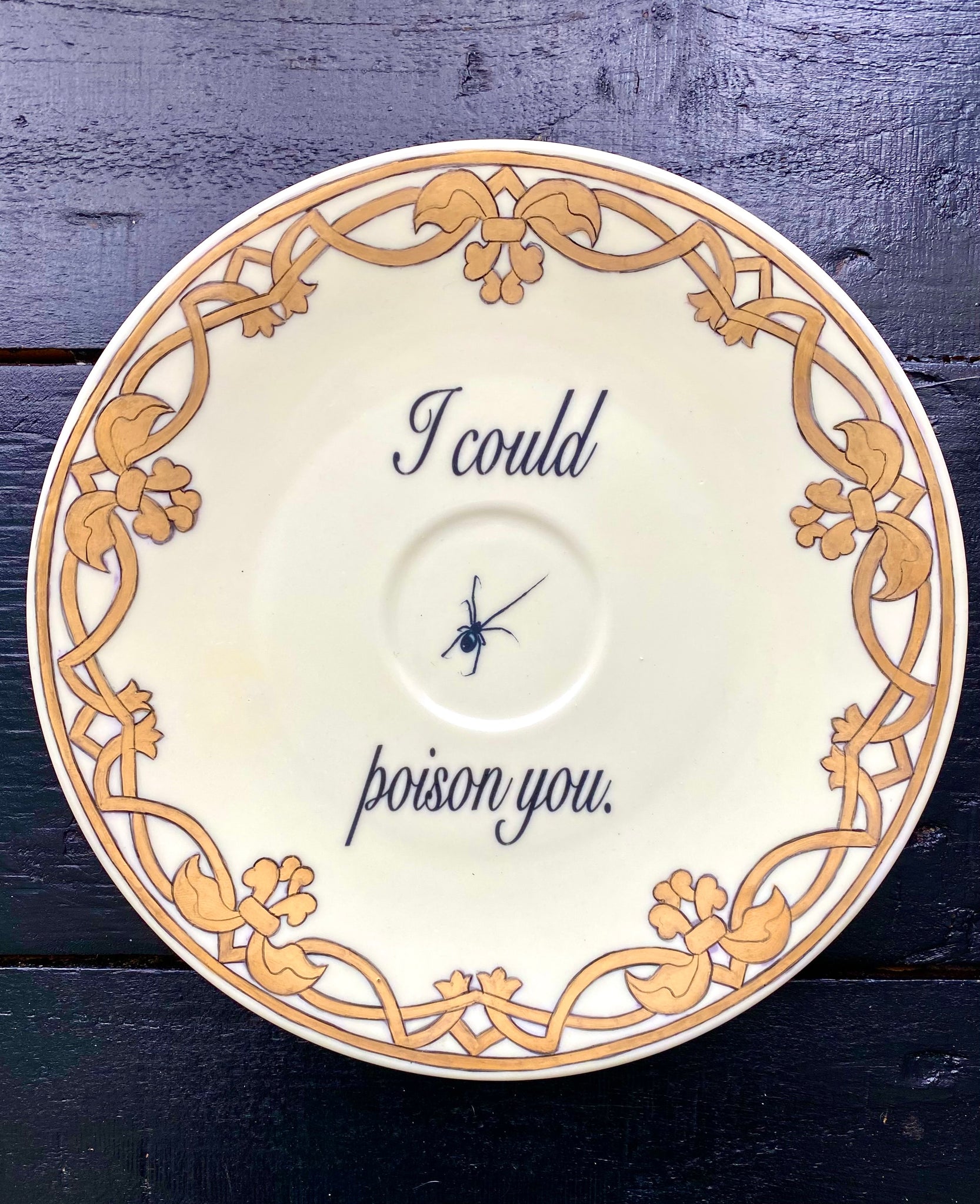 Vintage Poisoner Snack Plate