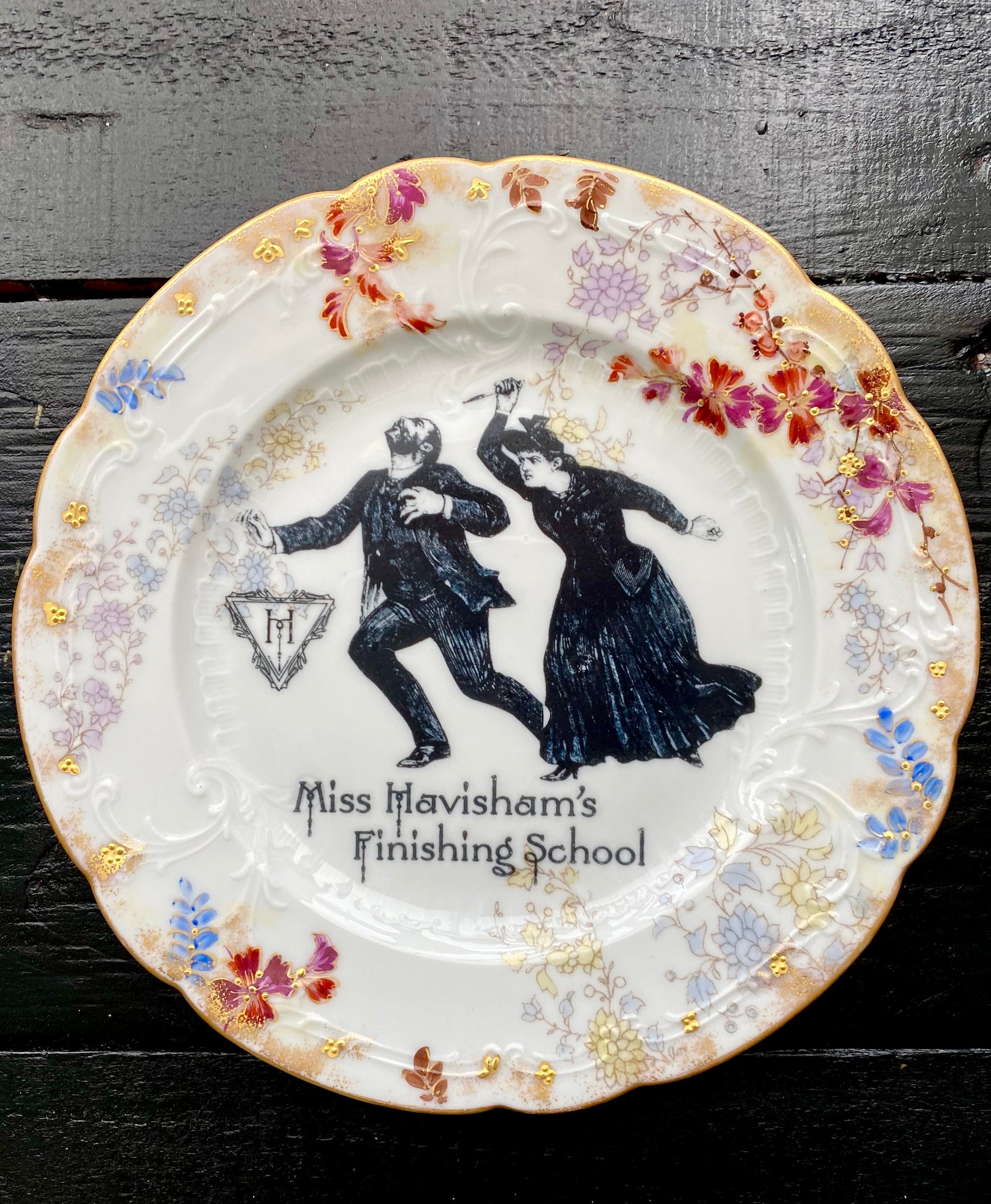 Vintage Stabby dessert plate