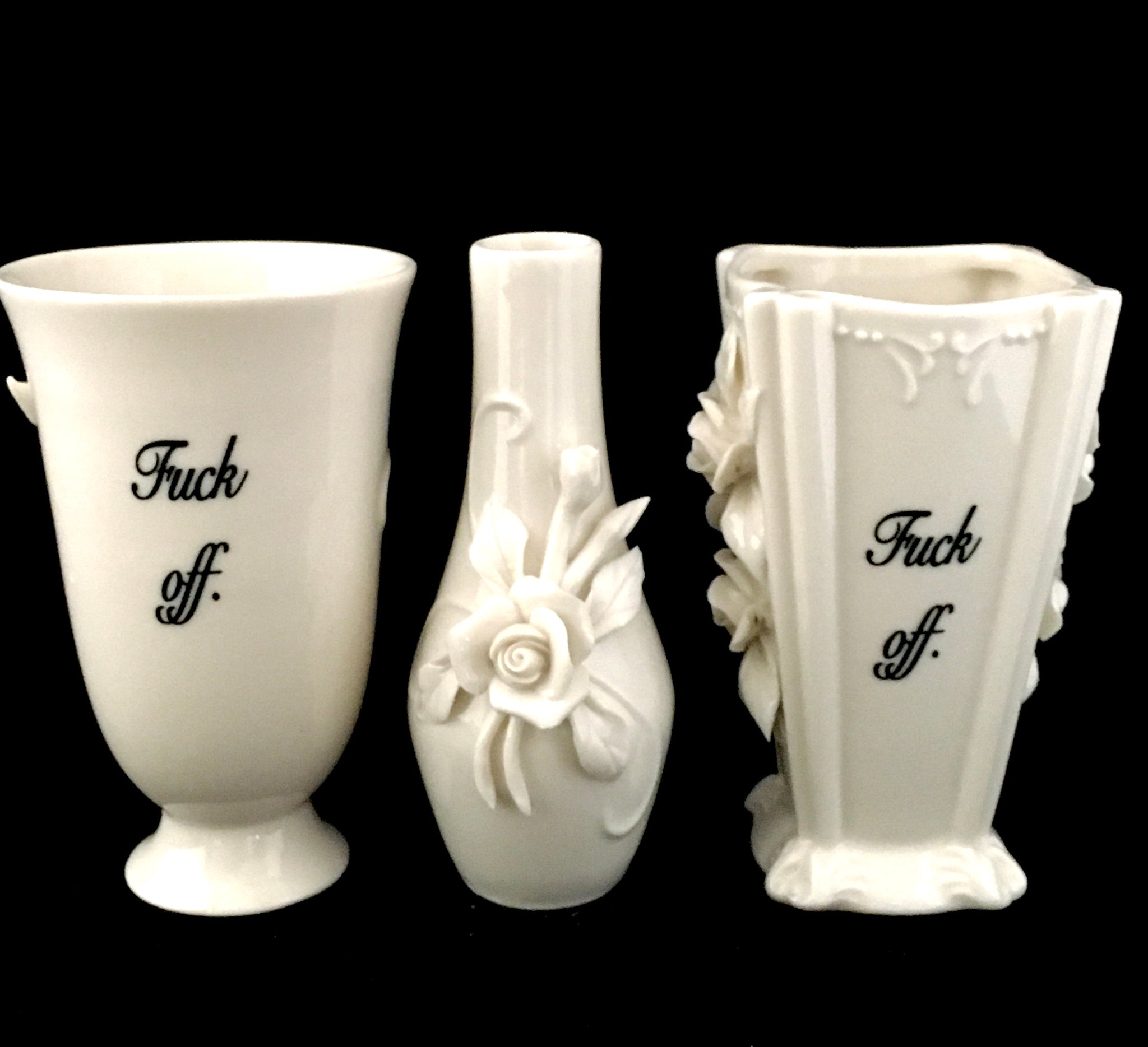 Miniature Fuck off Vases